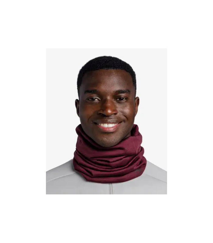 Buff Merino Lightweight Solid Garnet