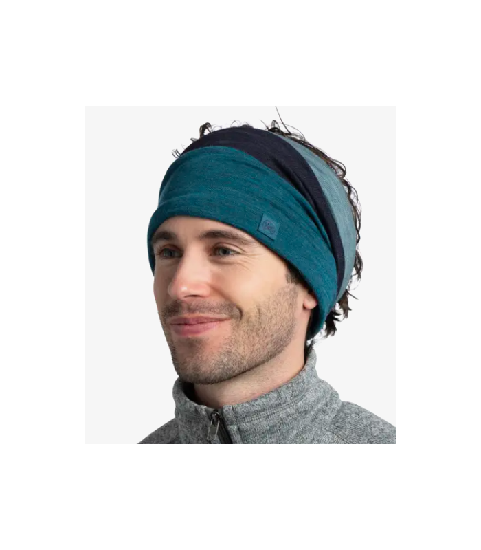 Buff Merino Move Block Teal