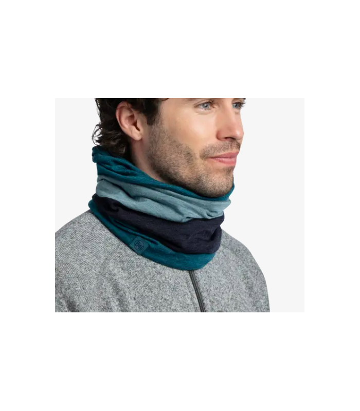 Buff Merino Move Block Teal