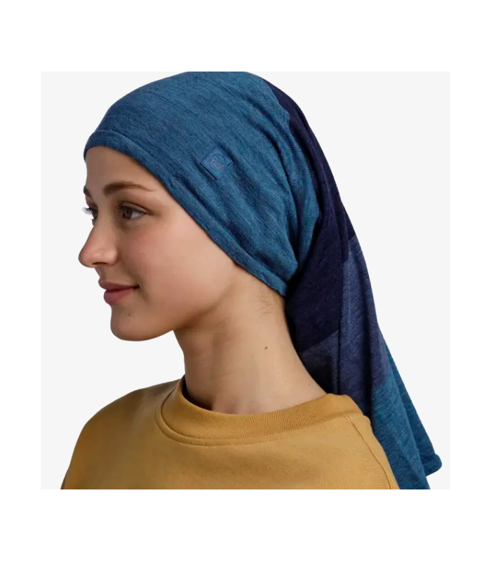 Buff Merino Move Block Denim