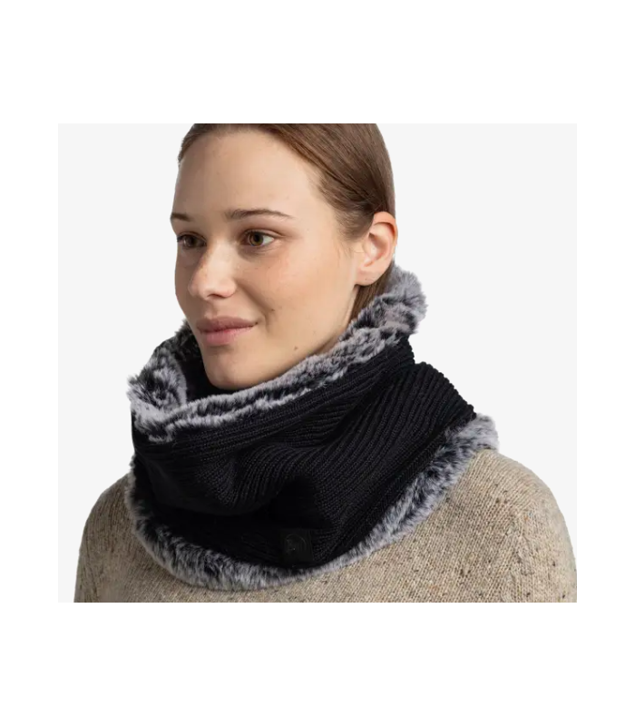 Buff Knitted Neckwarmer Kesha Black