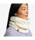 Buff Knitted & Fleece Necwarmer Caryn White