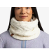 Buff Knitted & Fleece Necwarmer Caryn White