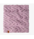 Buff Knitted & Fleece Neckwarmer Caryn Lilac Ice