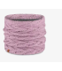 Buff Knitted & Fleece Neckwarmer Caryn Lilac Ice