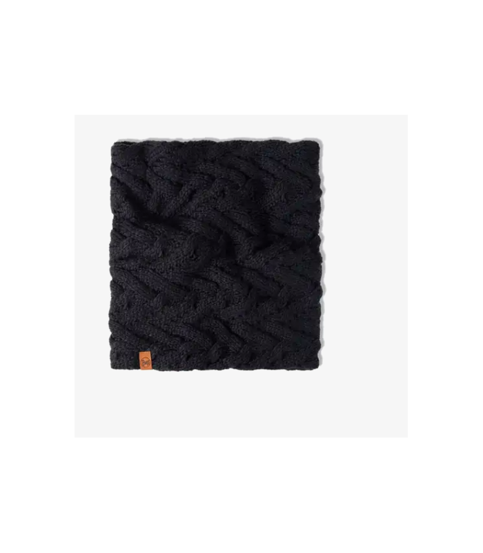 Buff Knitted & Fleece Neckwarmer Caryn Black