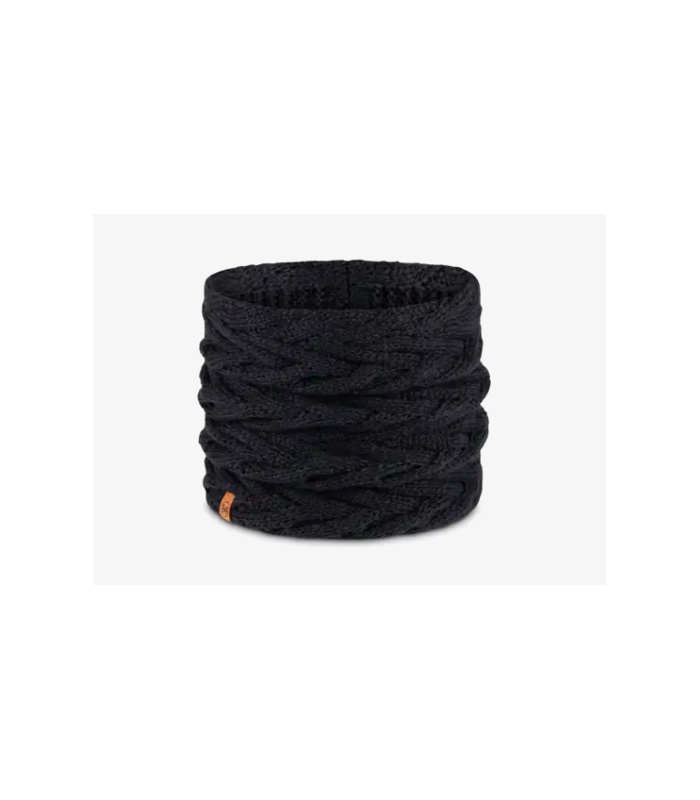 Buff Knitted & Fleece Neckwarmer Caryn Black