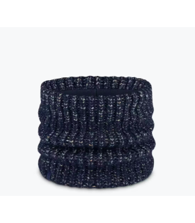 Buff Knitted & Fleece Neckwarmer Dalia Night Blue