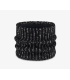 Buff Knitted & Fleece Neckwarmer Dalia Black