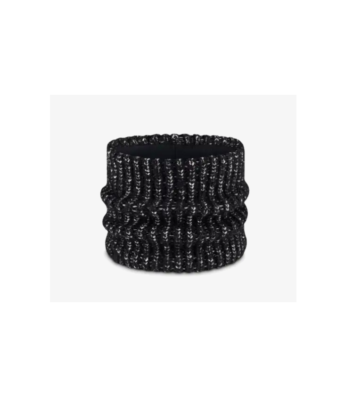 Buff Knitted & Fleece Neckwarmer Dalia Black
