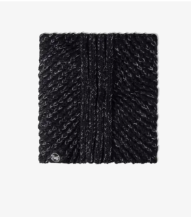 Buff Knitted & Fleece Neckwarmer Akna Graphite