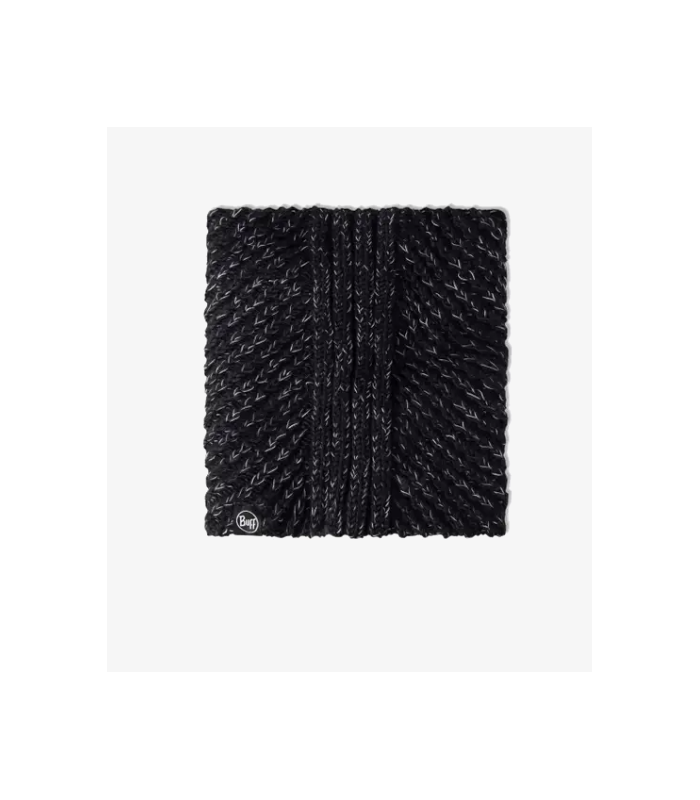 Buff Knitted & Fleece Neckwarmer Akna Graphite
