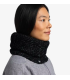 Buff Knitted & Fleece Neckwarmer Akna Graphite