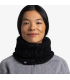 Buff Knitted & Fleece Neckwarmer Akna Graphite