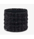 Buff Knitted & Fleece Neckwarmer Akna Graphite