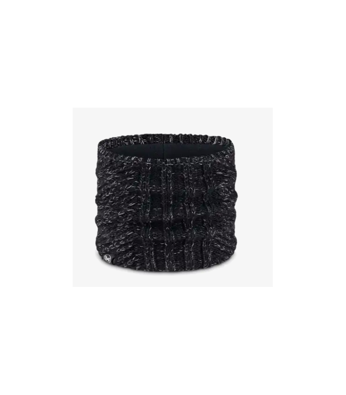 Buff Knitted & Fleece Neckwarmer Akna Graphite