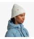 Gorro Buff Knitted & Fleece Band Beanie Eyla White