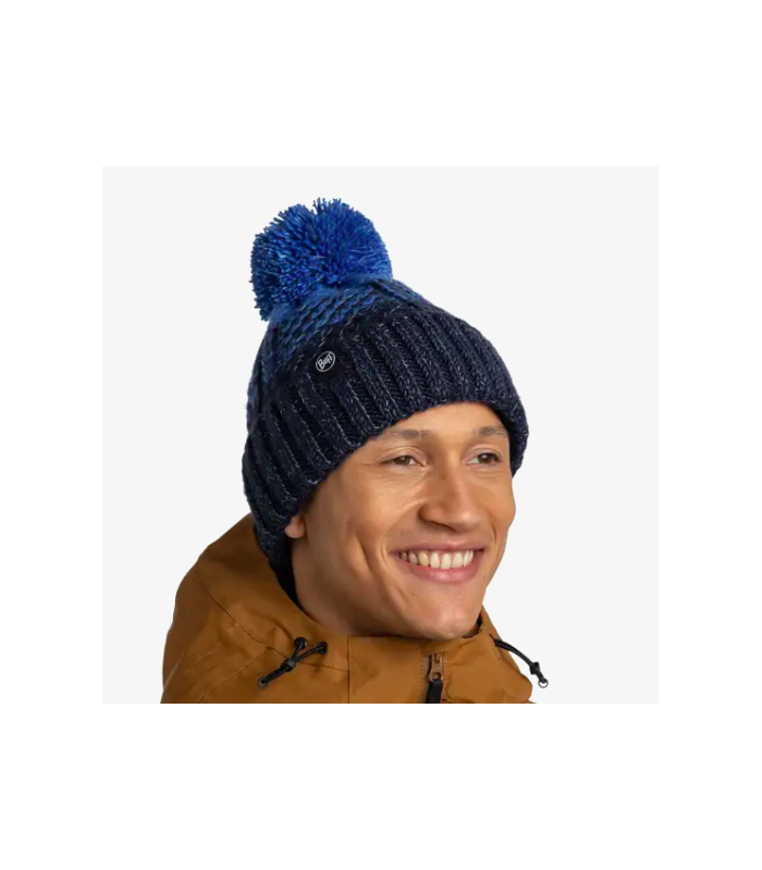 Gorro Buff Knitted & Fleece Band Beanie Akna Night Blue