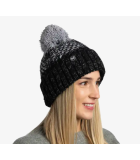 Gorro Knitted & Fleece Band Beanie Akna Graphite