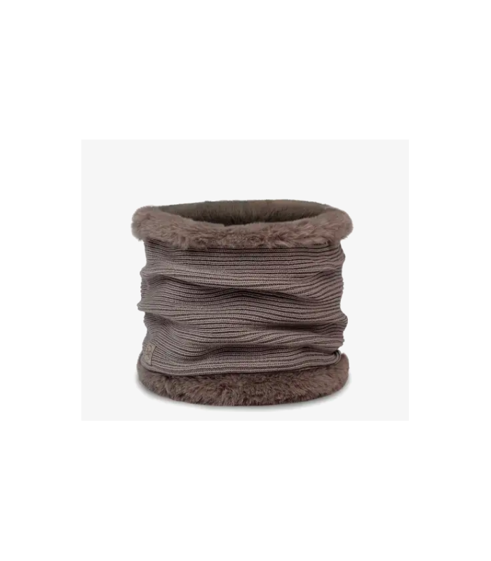Buff Knitted Neckwarmer Keshia Cobblestone