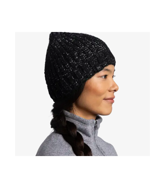 Gorro Buff Knitted & Fleece Band Beanie Dalia Black