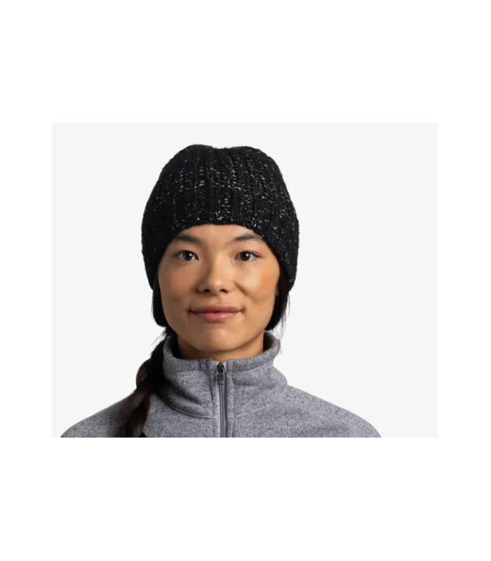 Gorro Buff Knitted & Fleece Band Beanie Dalia Black