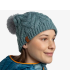 Gorro Buff Knitted & Fleece Band Beanie Caryn Blue