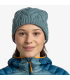 Gorro Buff Knitted & Fleece Band Beanie Caryn Blue