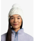 Gorro Buff Knitted & Fleece Band Beanie Caryn White