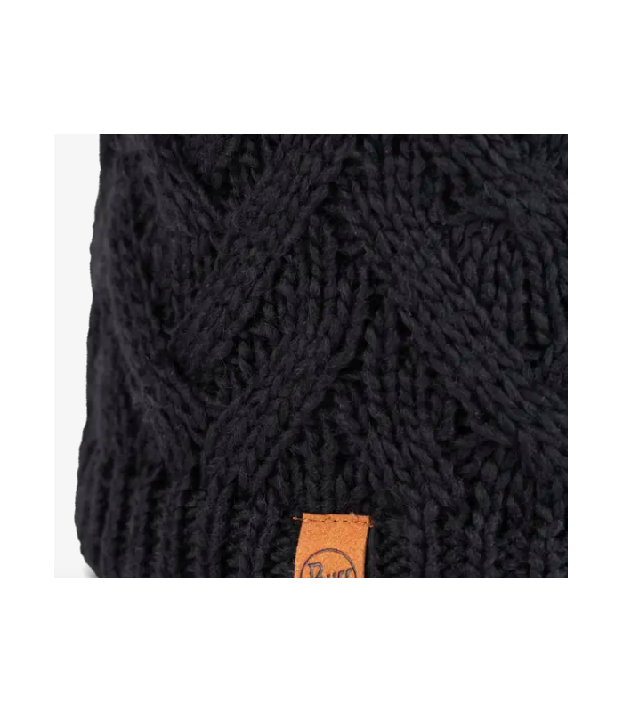Gorro Buff Knitted & Fleece Band Beanie Caryn Black