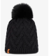 Gorro Buff Knitted & Fleece Band Beanie Caryn Black