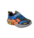 Zapatilla Skechers Garage Negro Azul Naranja Junior